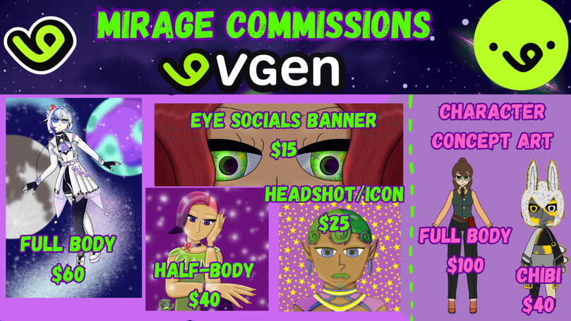 Click Me to Commission